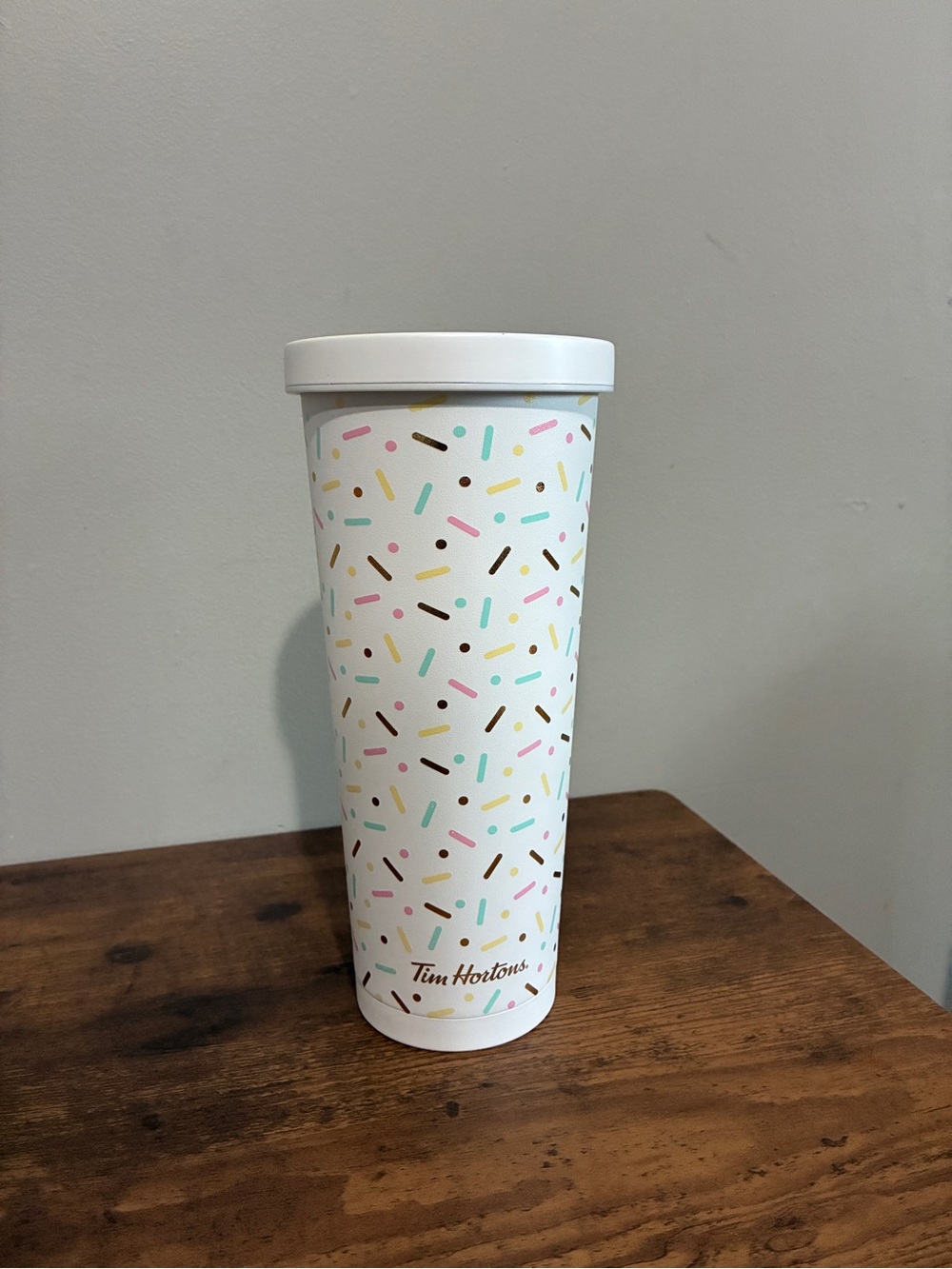 Tim Hortons Stainless Steel Tumbler - no straw
